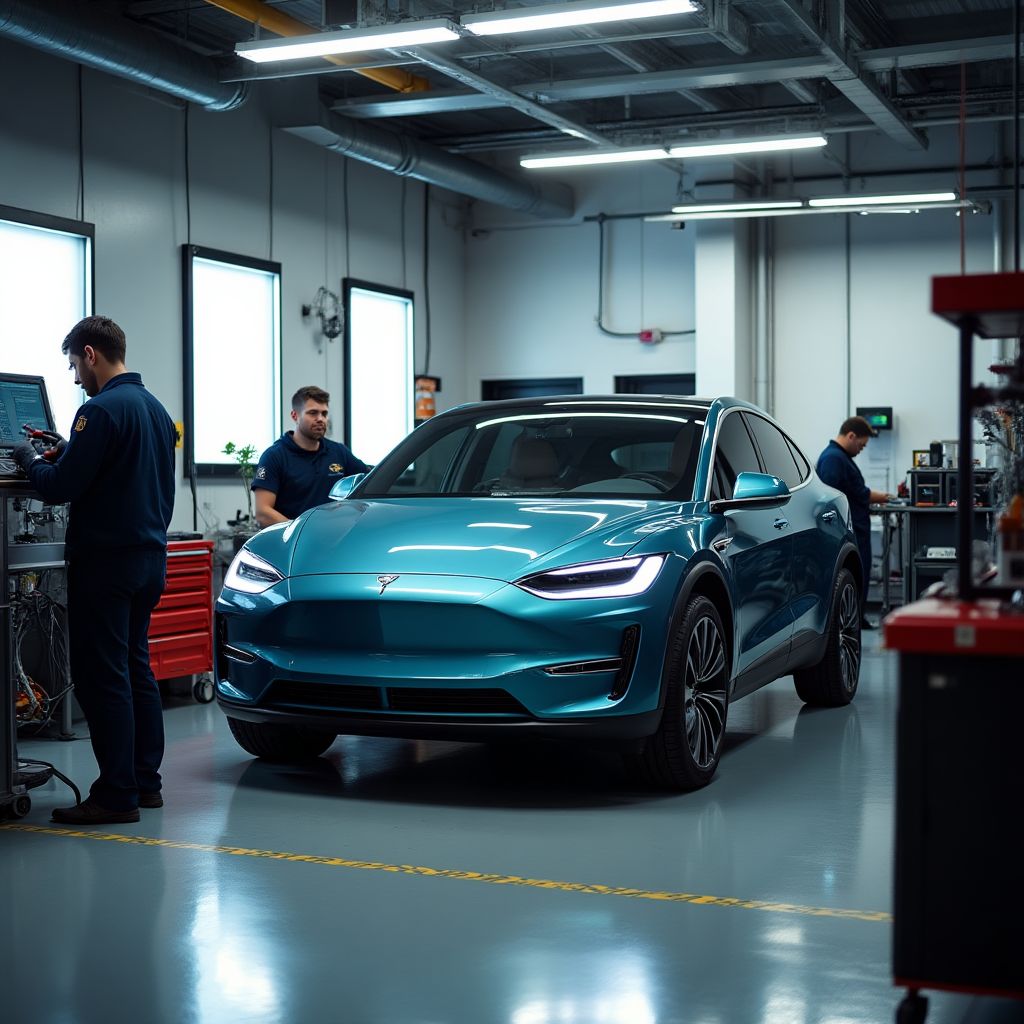 Taller especializado en vehículos eléctricos