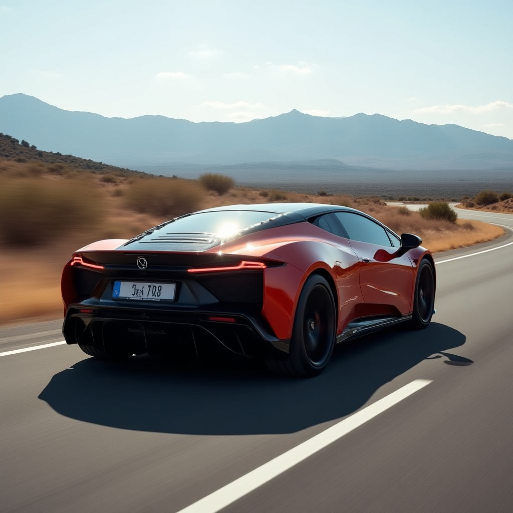 Auto eléctrico mostrando su rendimiento